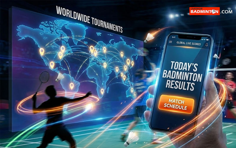 Dapatkan rekapitulasi global tanpa batas untuk semua live skor hasil bulutangkis hari ini secara instan