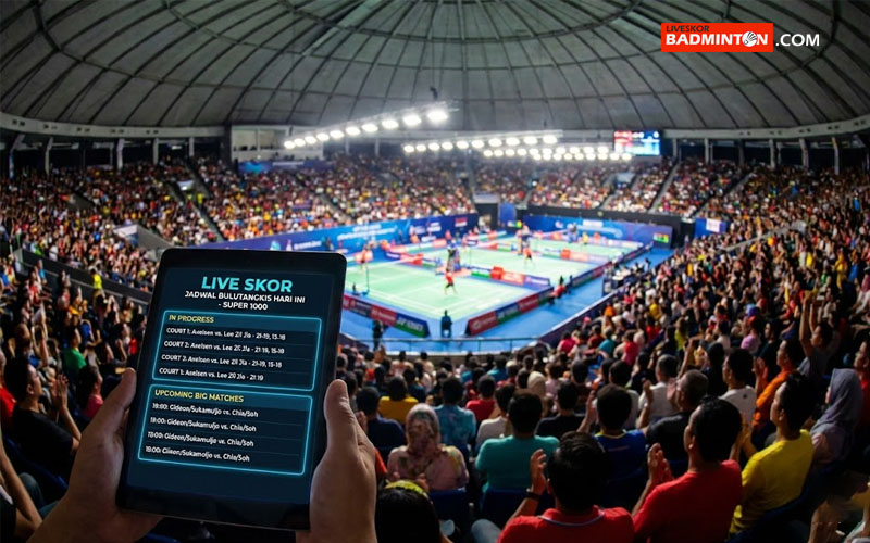 Dapatkan akses real-time untuk live skor jadwal bulutangkis hari ini dari seluruh turnamen BWF dunia