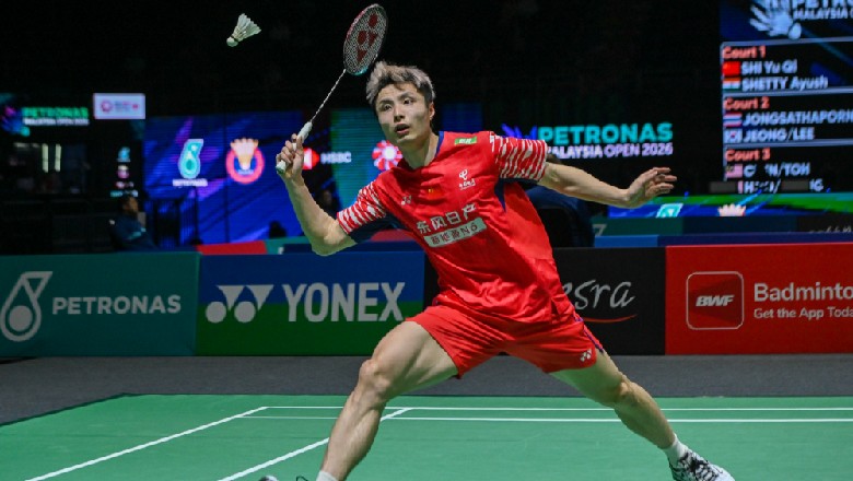 Shi Yuqi and Anders Antonsen cruise into Malaysia Open 2026 semi-finals - Ảnh 3